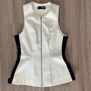 NICHOLAS Peplum Top With Zipper